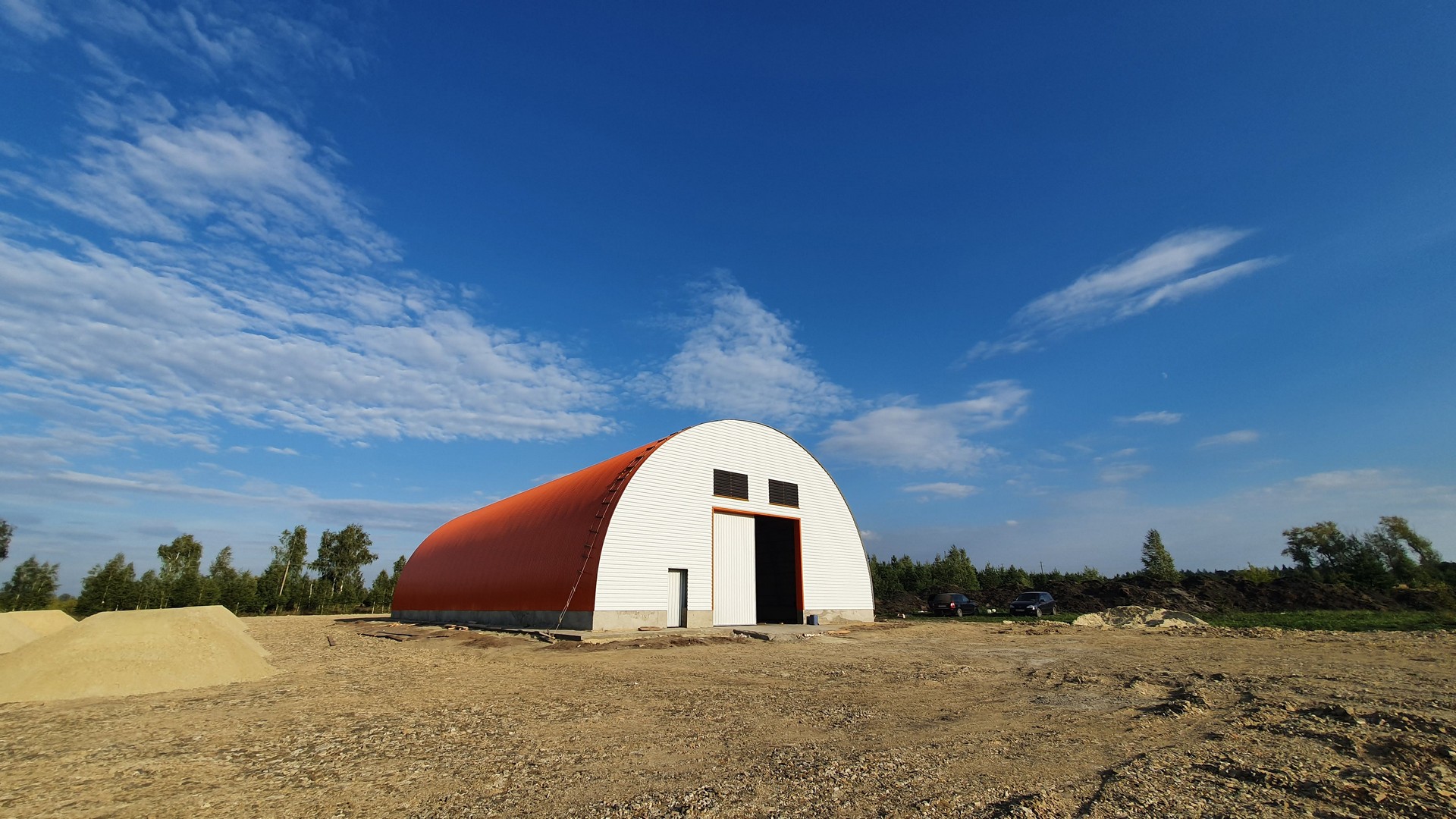 Ангарный комплекс для мебельной компании "Квартет"