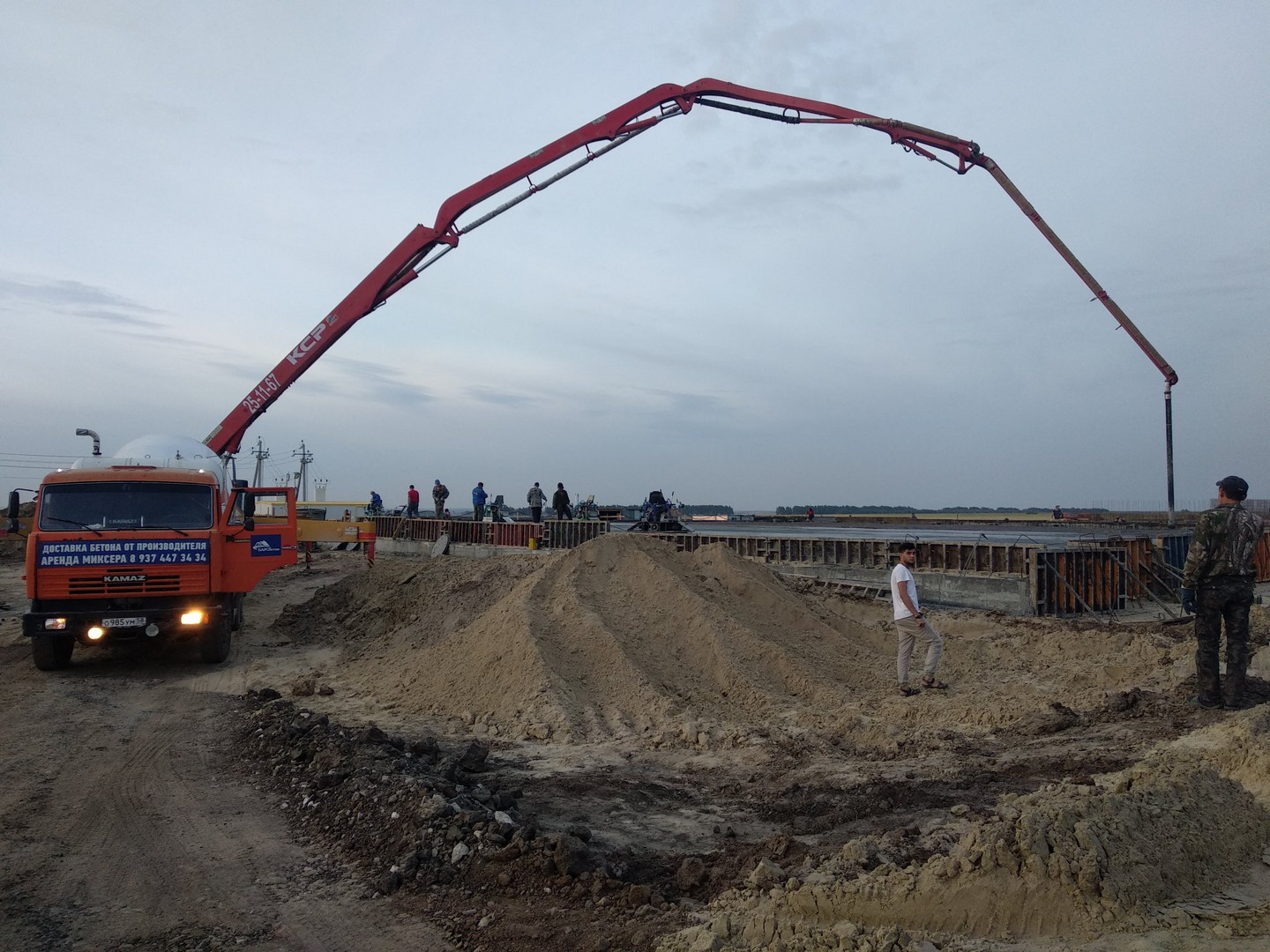 Строительство Сердобского грибного завода