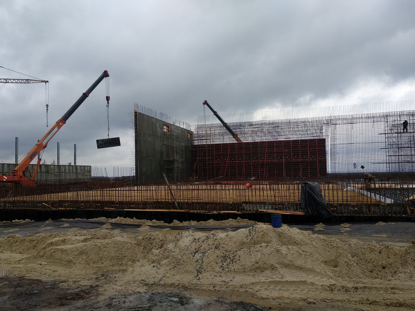 Строительство Сердобского грибного завода