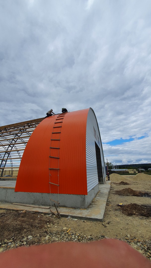 Ангарный комплекс для мебельной компании "Квартет"